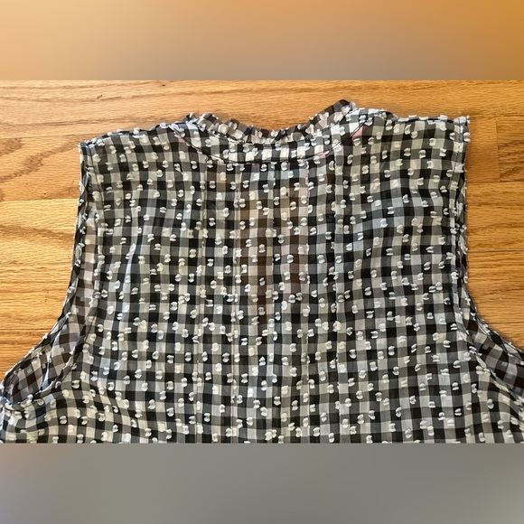Anthropologie Maeve Gingham Sleeveless Buttondown - Size XS - Picture 8 of 12